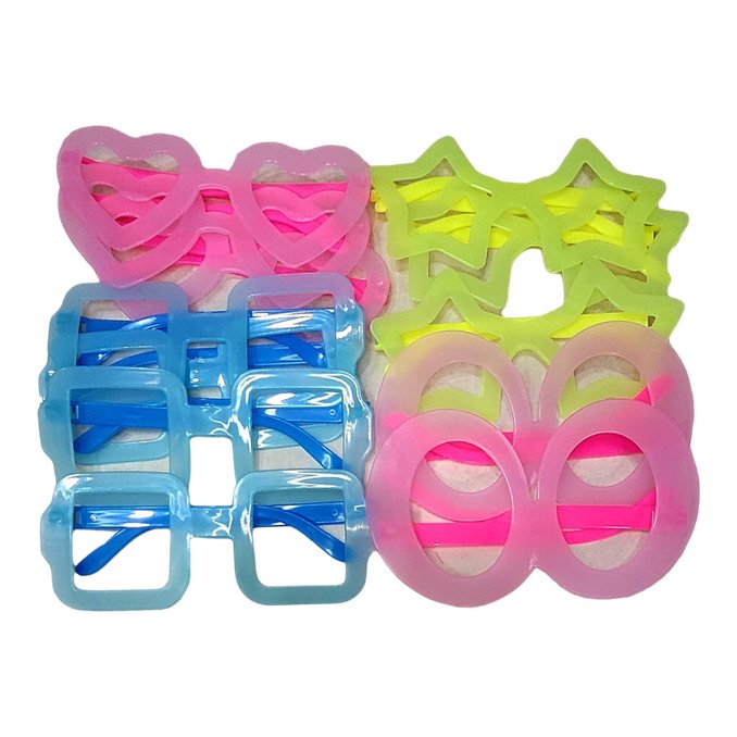 Anteojo Lente Neon Plastico