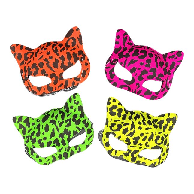 Antifaz Gato Fluo Mancha Plasticas)