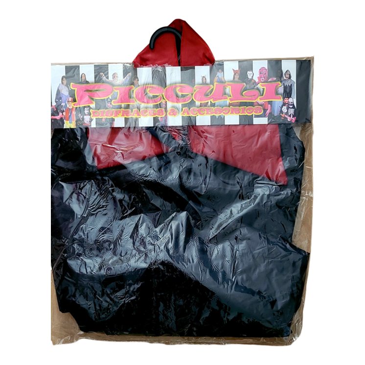 Capa Negra Y Roja Drácula